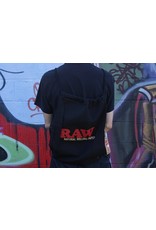 Raw Drawstring Bag - Black