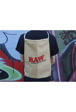 Raw Drawstring Bag - Tan