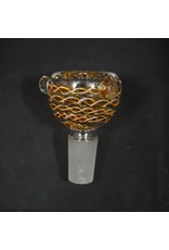 Male Glass on Glass Slide Bowl - 14mm Male