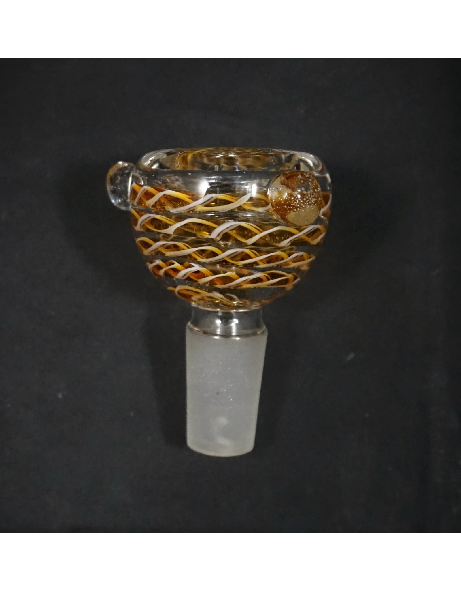 Male Glass on Glass Slide Bowl - 14mm Male