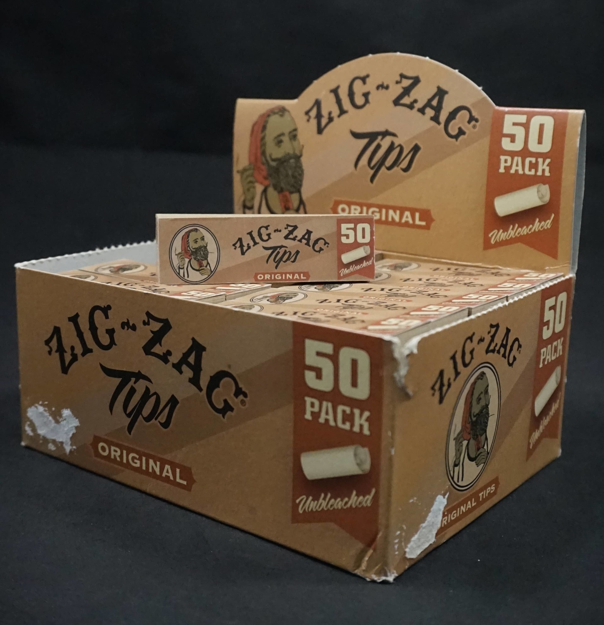 Zig Zag Rolling Tips Booklet Slightly Burnt Out