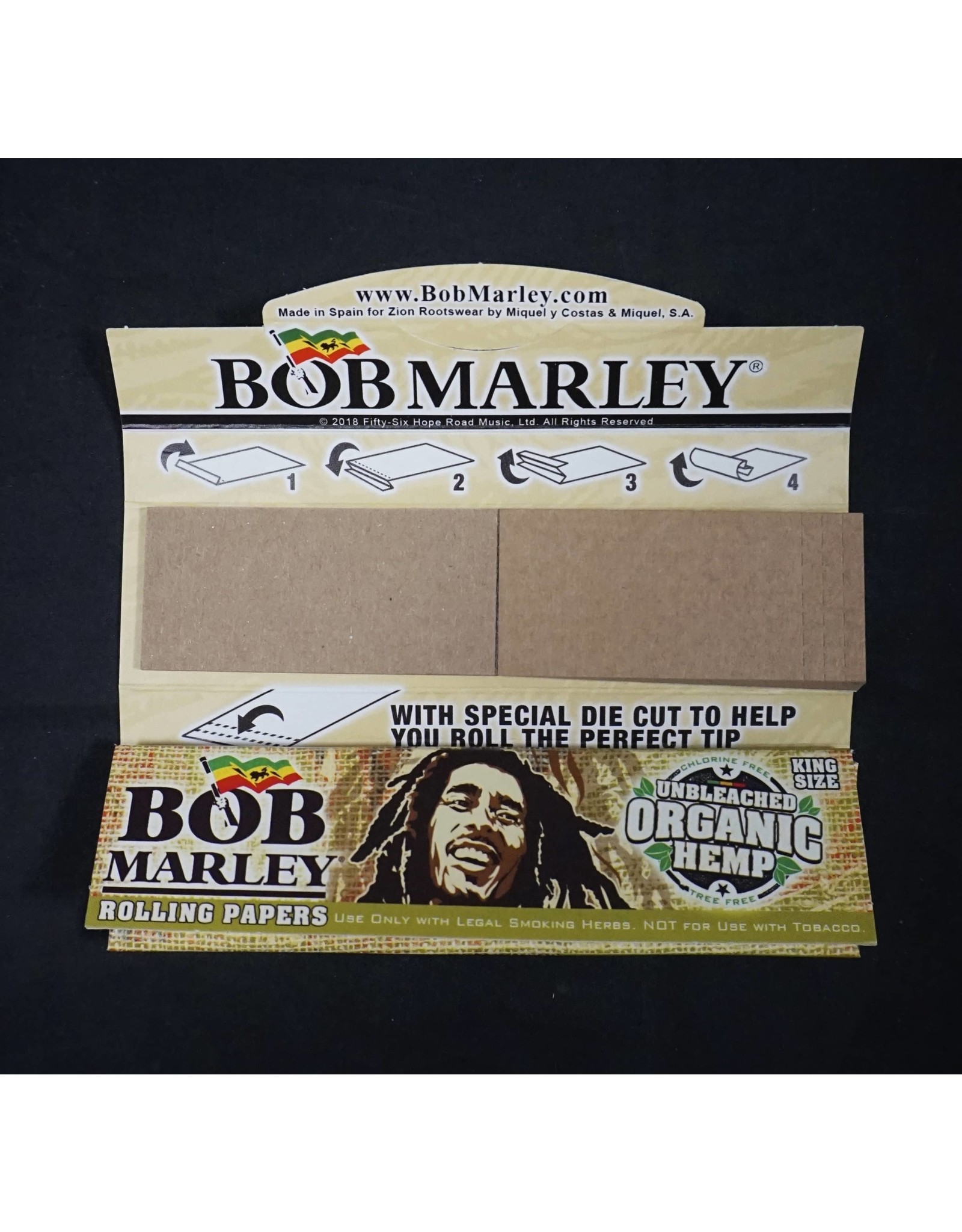 Bob Marley Papers Bob Marley Organic KS w/ Tips