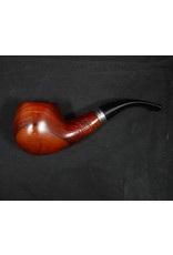 Shire Shire Pipes 5.5" Engraved Bent Apple Cherry Wood Tobacco Pipe