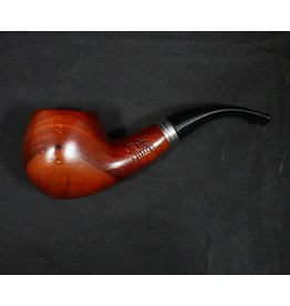 Shire Shire Pipes 5.5" Engraved Bent Apple Cherry Wood Tobacco Pipe