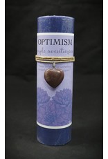 Heart Pendant Candle - Purple Aventurine Optimism