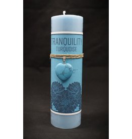 Heart Pendant Candle - Turquoise Tranquility