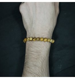 Elastic Bracelet 8mm Round Beads – Picture Jasper