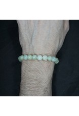 Elastic Bracelet 8mm Round Beads â€“ Chinese Jade