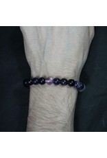 Elastic Bracelet 8mm Round Beads â€“ Amethyst