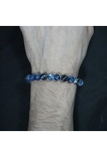 Elastic Bracelet 8mm Round Beads - Sodalite