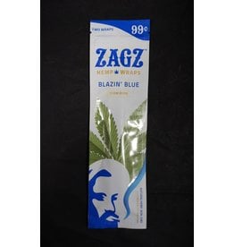 ZigZag Papers Zig Zag Natural Hemp Wraps - Blazin Blue