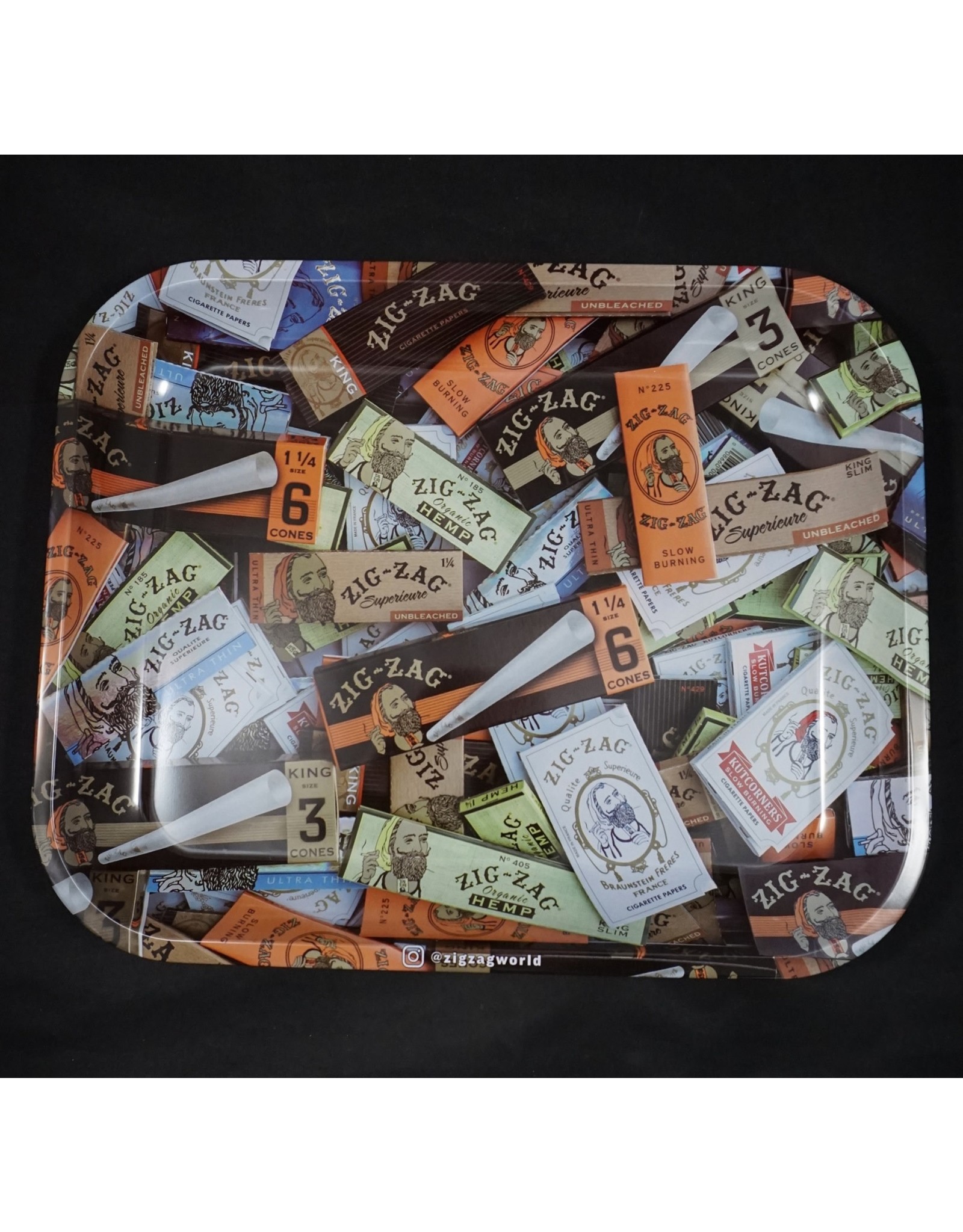 ZigZag Papers Zig Zag Paper Mix Rolling Tray - Large