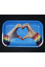 Pulsar Pulsar Metal Rolling Tray Medium Equality Heart Hands