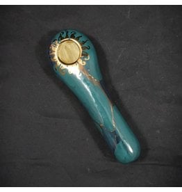 Ceramic Handpipe - Teal