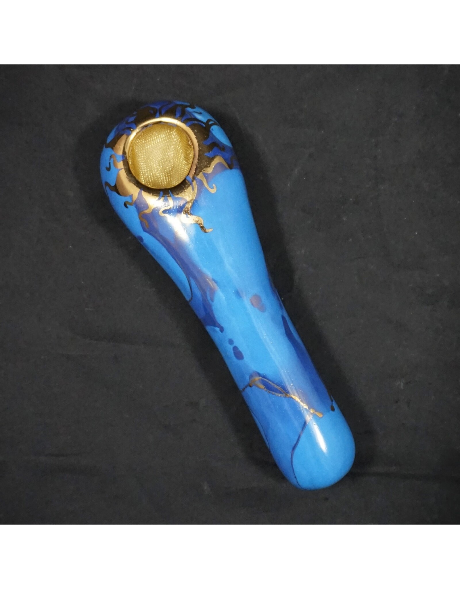 Ceramic Handpipe - Turquoise