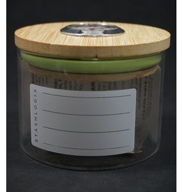 Stashlogix Bamboo Lid Smart Jar w/ Boveda Pack - Large