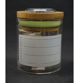 Stashlogix Bamboo Lid Smart Jar w/ Boveda Pack - Small