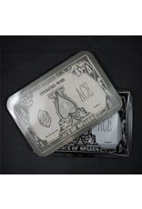 Ace of Spades Small Metal Rolling Tray w/ Magnetic Lid