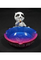 Spaced Out Panda Polyresin Ashtray