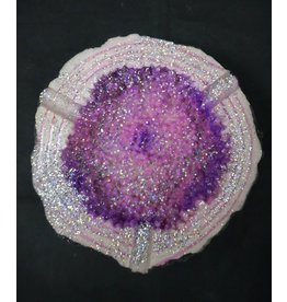 Sparkling Geode Ashtray - Purple