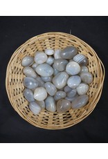 Blue Chalcedony Tumbled Stone