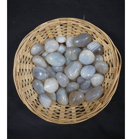 Blue Chalcedony Tumbled Stone