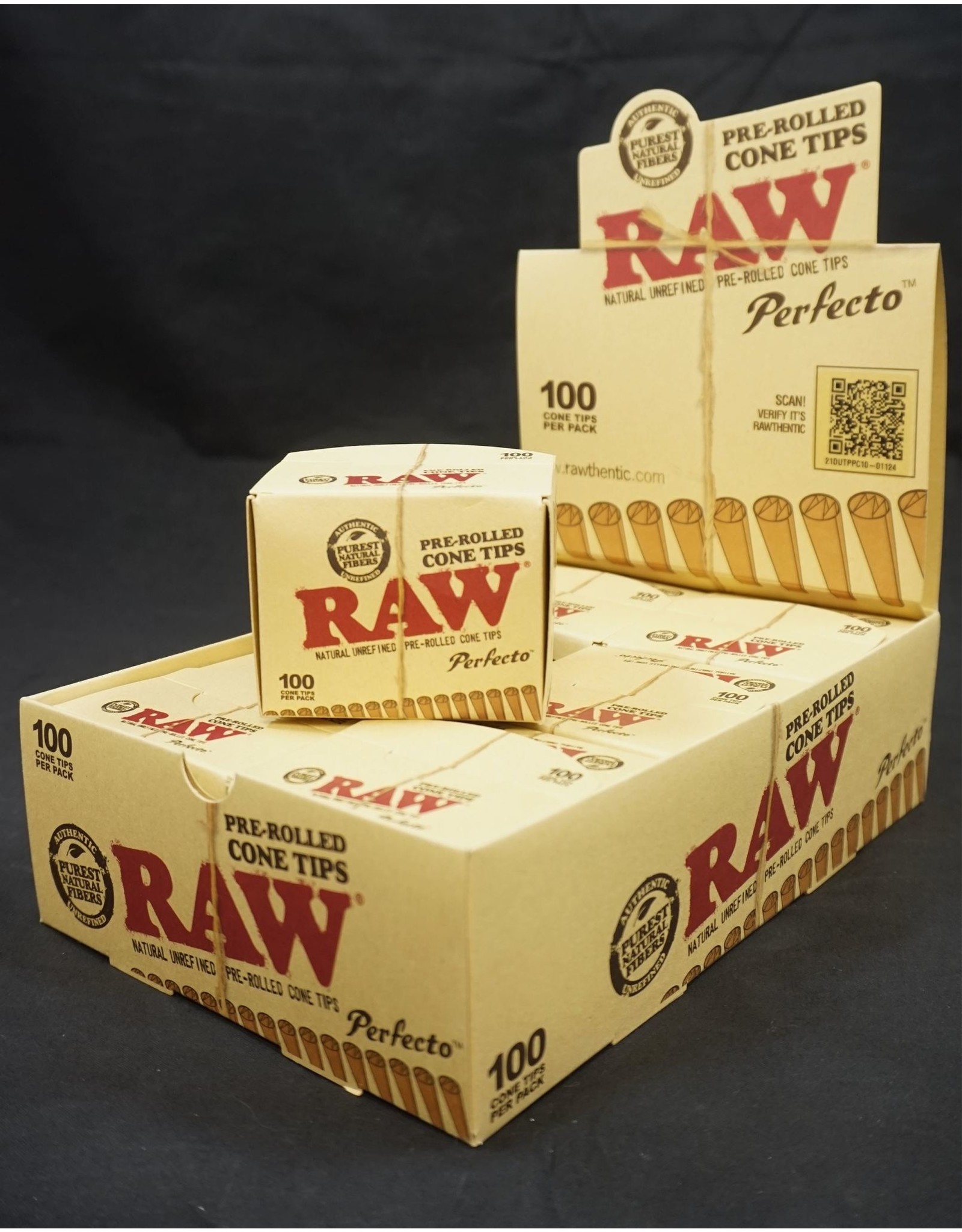 Raw Raw Cone Tips Perfecto Pre-Rolled 100ct