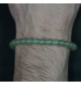 Elastic Bracelet 6mm Round Beads - Aventurine