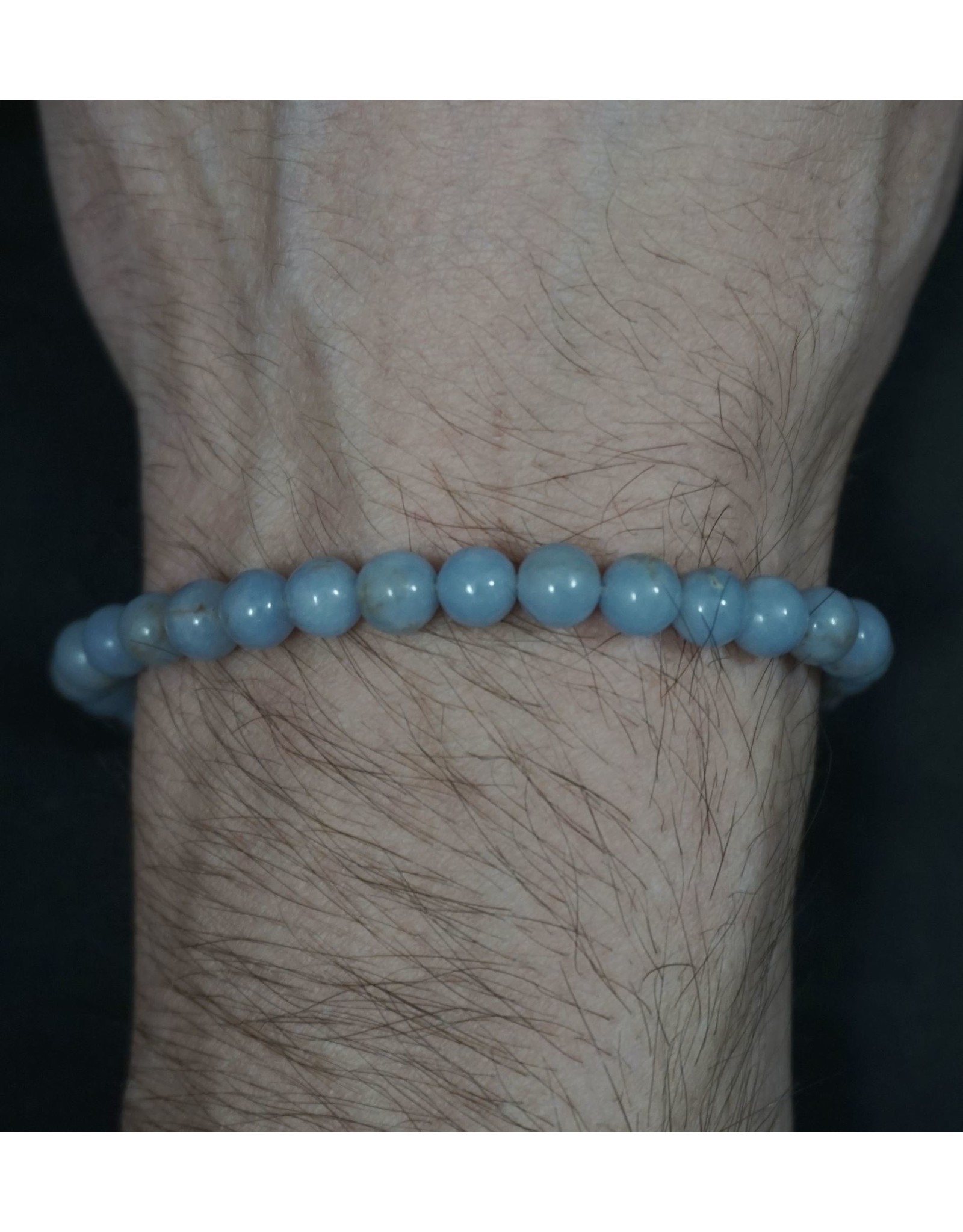 Angelite 6mm Elastic Bracelet