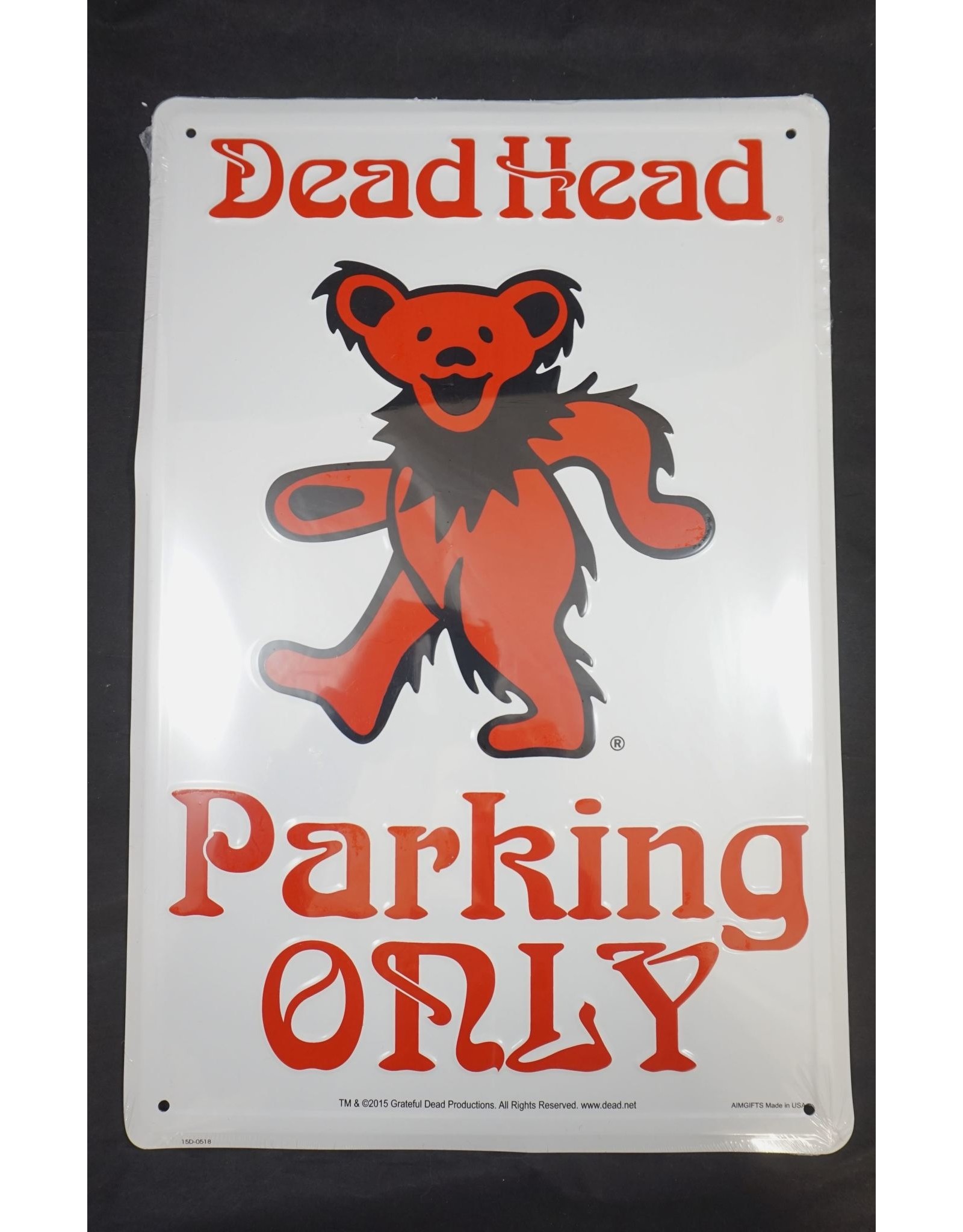 Dead Head Parking Only Metal Sign