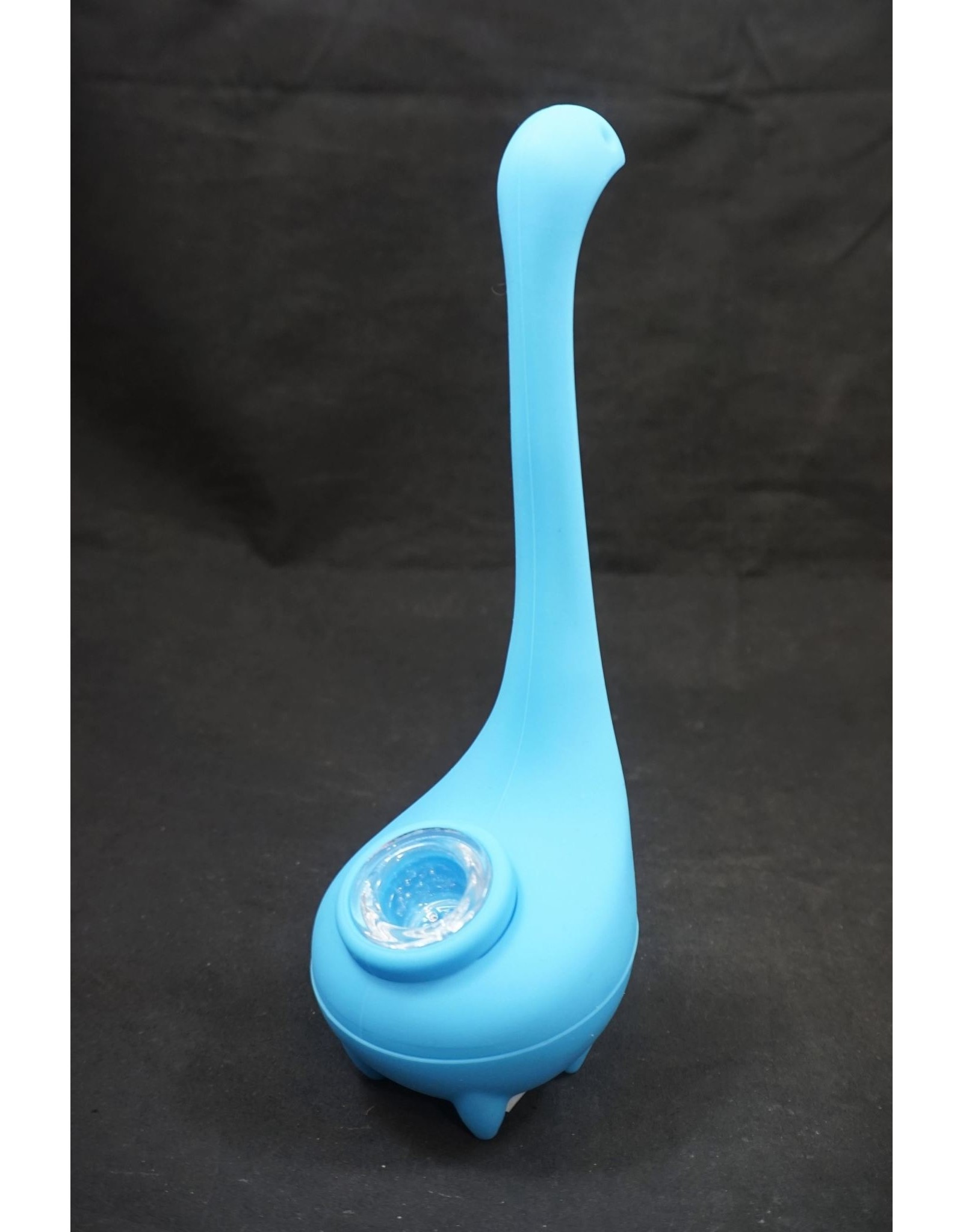 Loch Ness Monster Silicone Hand Pipe - Assorted Colors