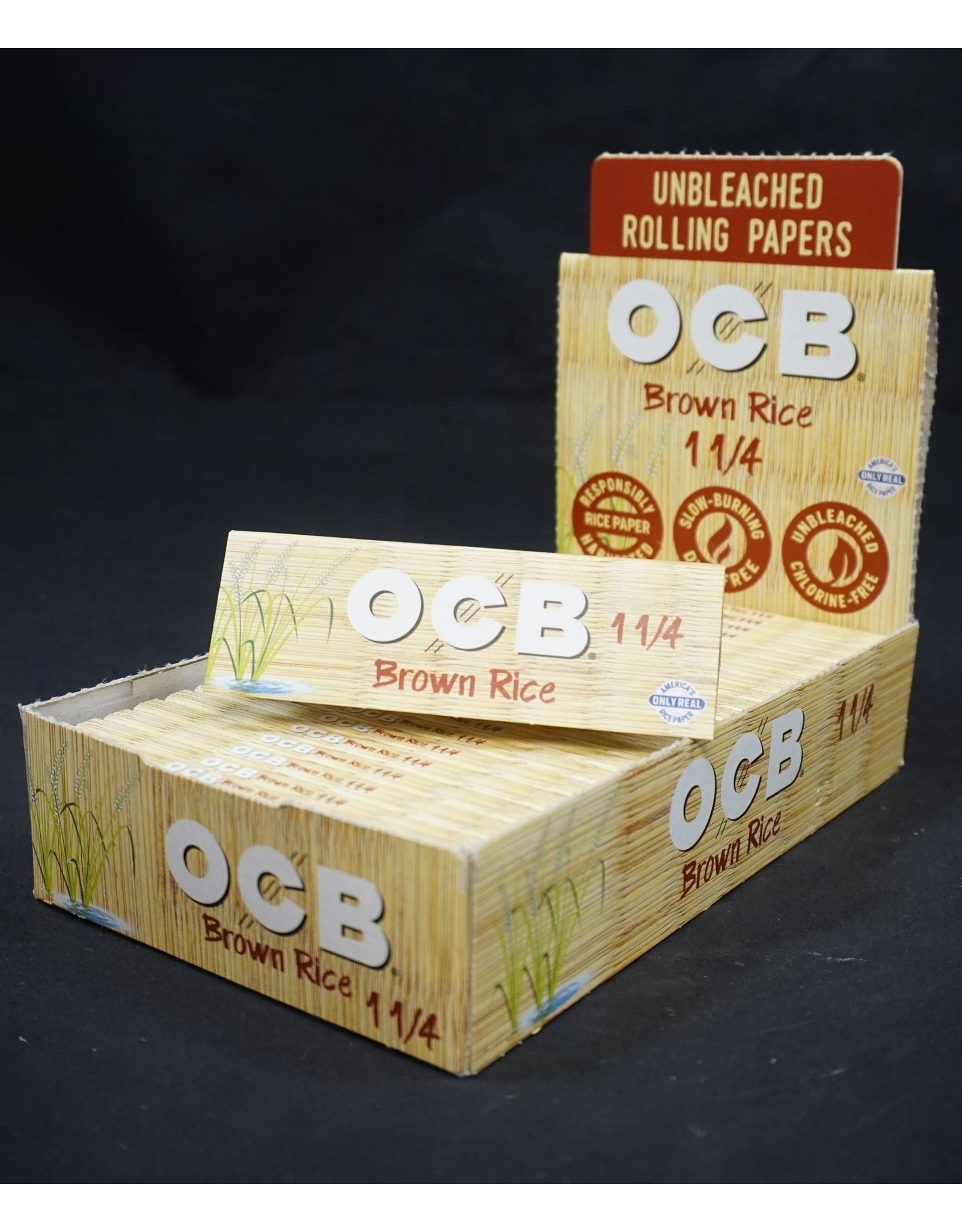 OCB OCB Brown Rice Rolling Papers 1.25