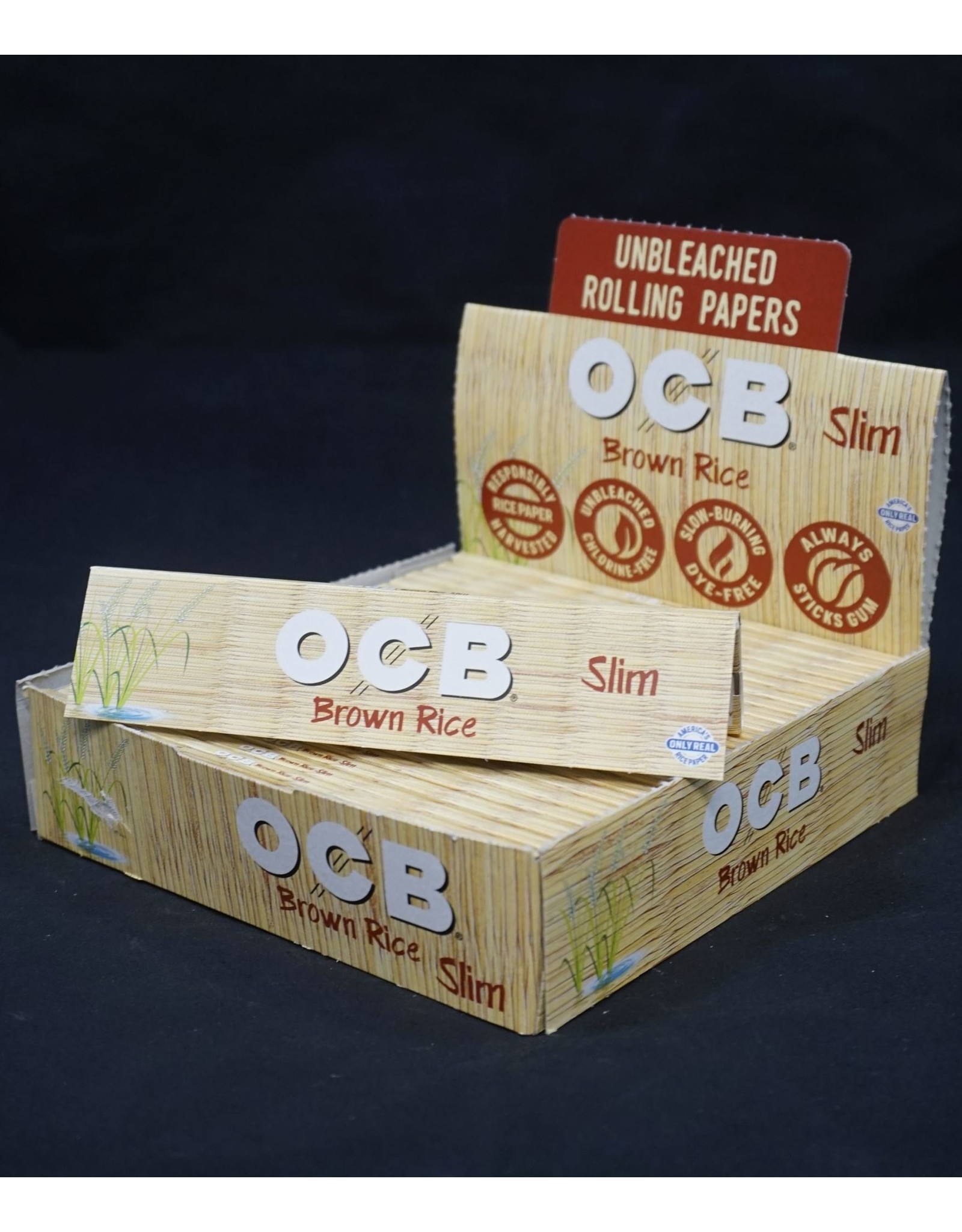 OCB OCB Brown Rice Rolling Papers KS