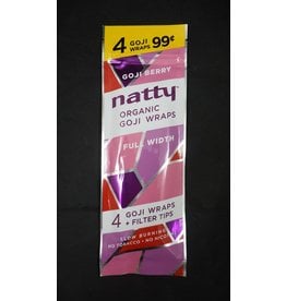 Natty Wraps Natty Organic Hemp Wraps Goji Berry