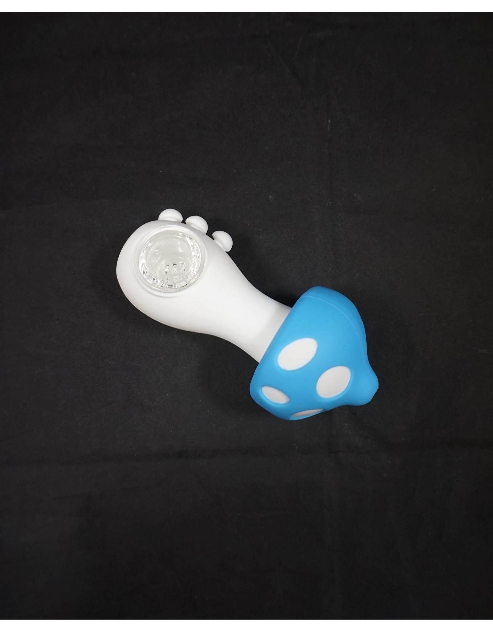 4.5" Glow in the Dark Silicone Mushroom - Assorted Colors