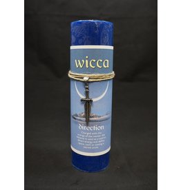Wicca Pewter Pendant Candle - Direction