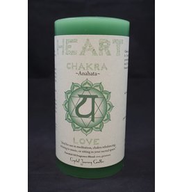 Crystal Journey 3x6 Chakra Pillar - Heart