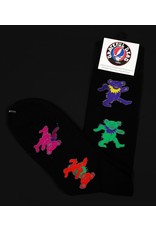 Grateful Dead Dancing Bears Men Socks - Black