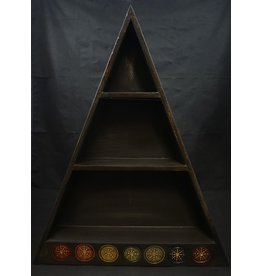 Wood Altar Shelf - Chakra