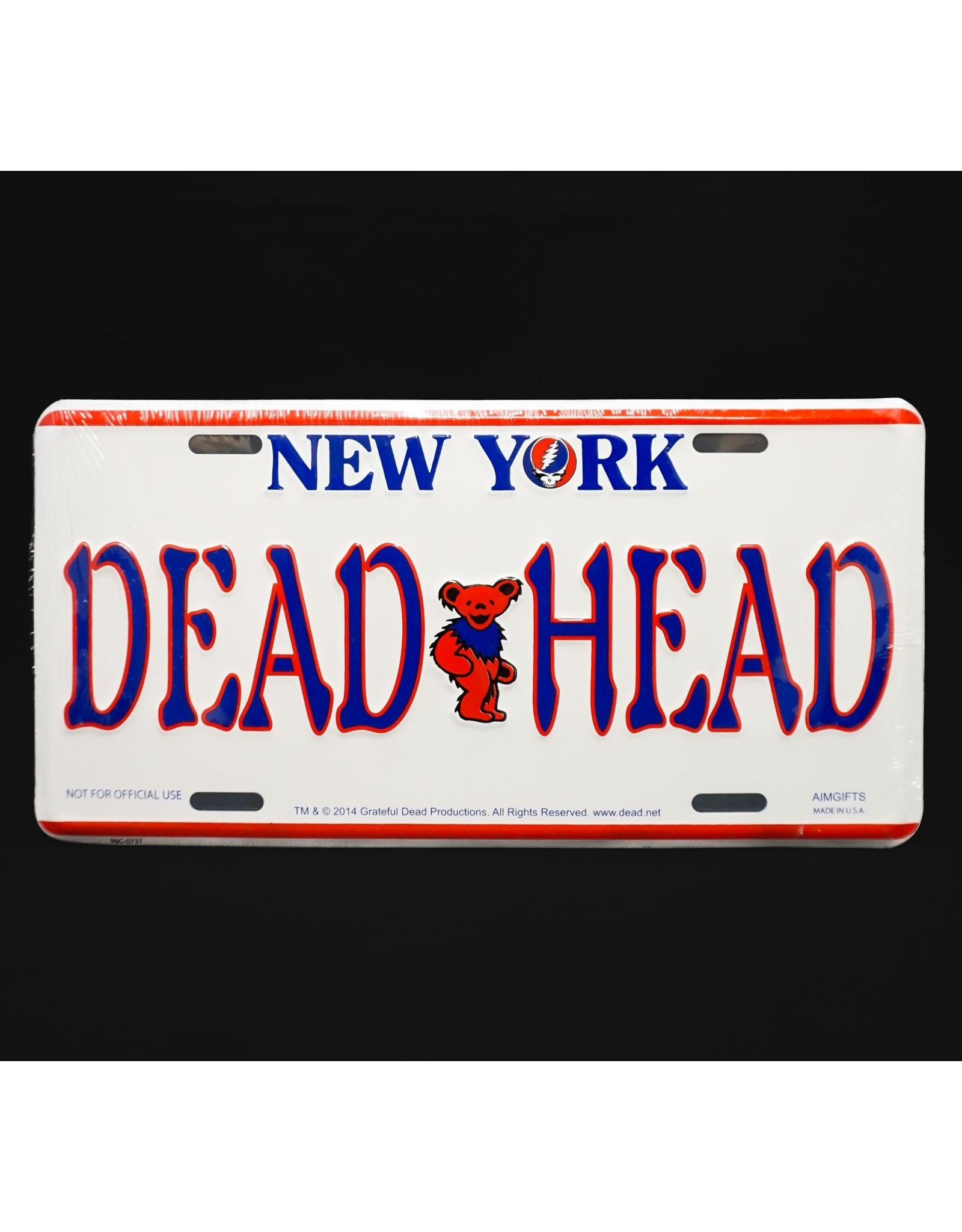 License Plate - New York Dead Head