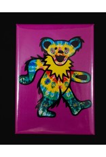 Grateful Dead Rainbow Bear Magnet