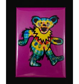 Grateful Dead Rainbow Bear Magnet