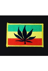 Patch - Rasta Stripe Leaf