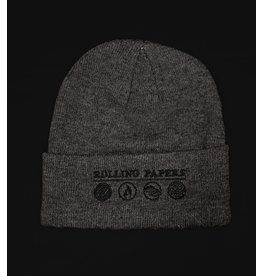 Raw Raw Rolling Papers Knit Beanie - Grey