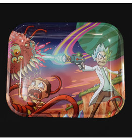 Rick and Morty Raygun XLarge Metal Rolling Tray