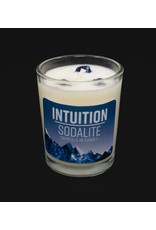 Small Stone Energy Candle - Intuition/Sodalite