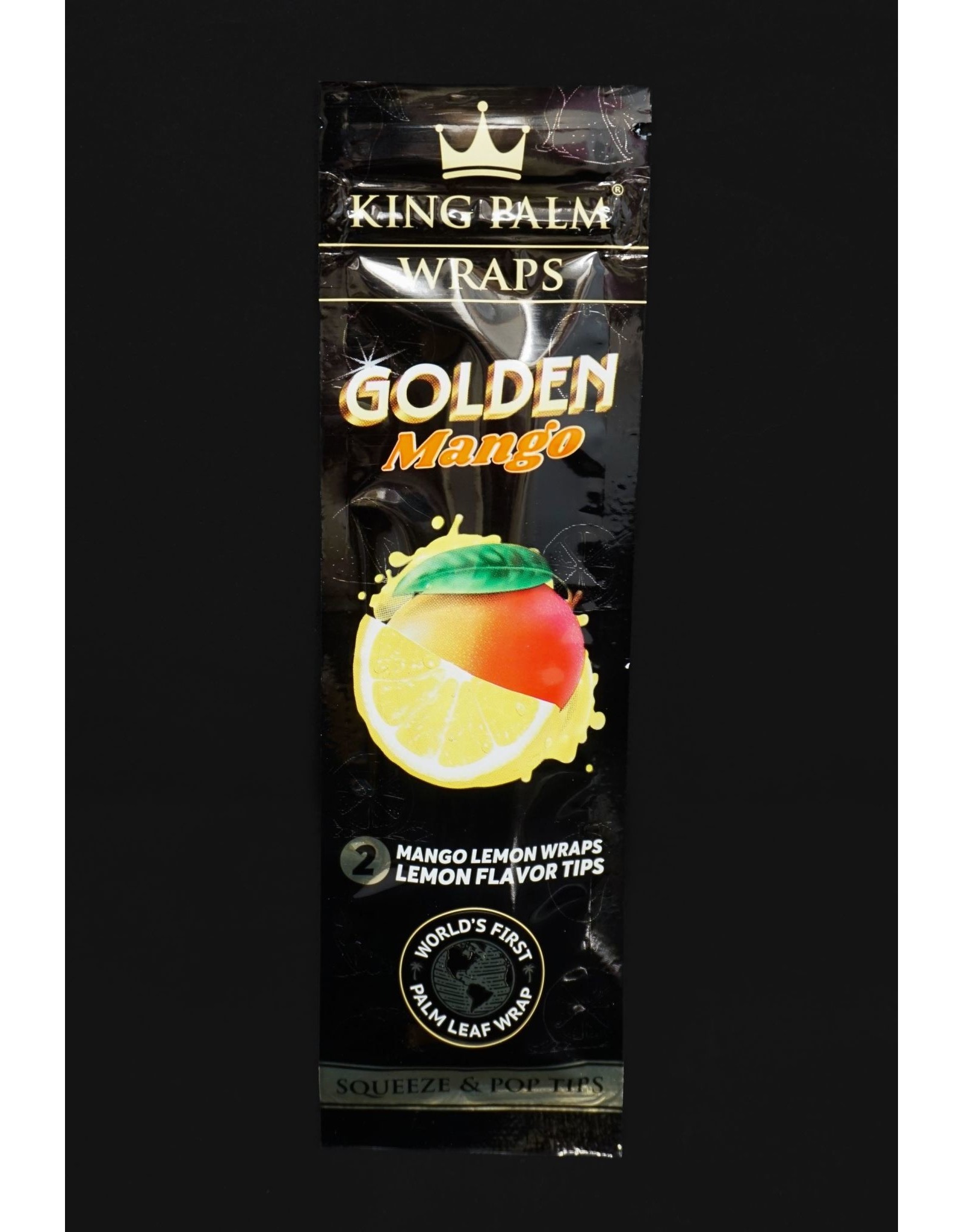 King Palm King Palm XL Wraps 2pk - Golden Mango