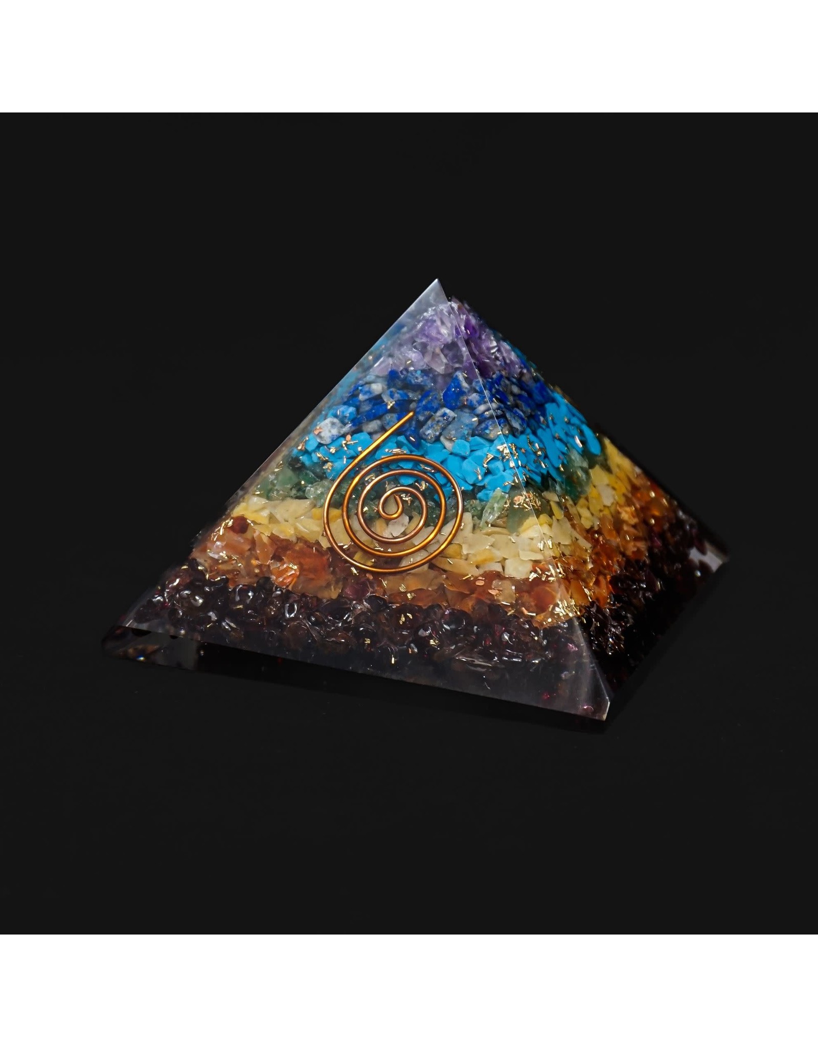 7 Chakra Orgone Pyramid