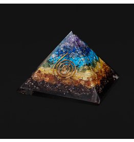 7 Chakra Orgone Pyramid