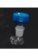 Full Color Round 14mm Male Glass Slide